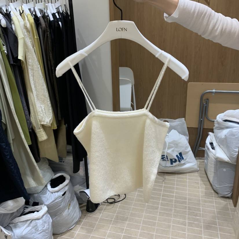 LOFN韓國直郵女裝新款時尚真品熱賣休閑25春夏職業吊帶背心LOFN吊帶/背心