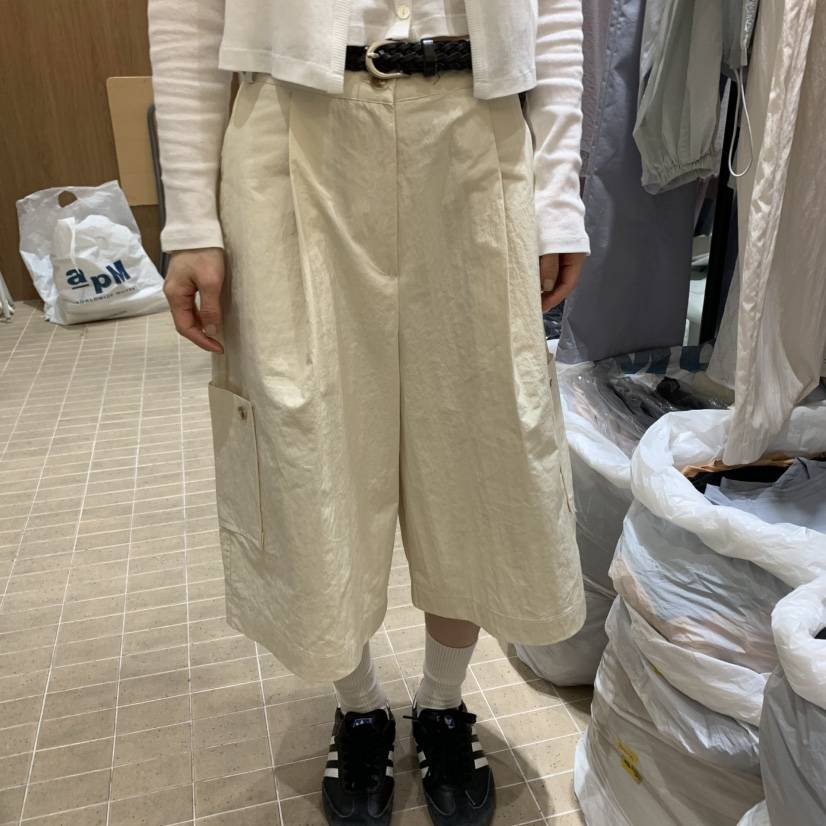 LOFN韓國直郵女裝新款休閑推薦職業熱賣人氣25春夏真品短褲LOFN短褲