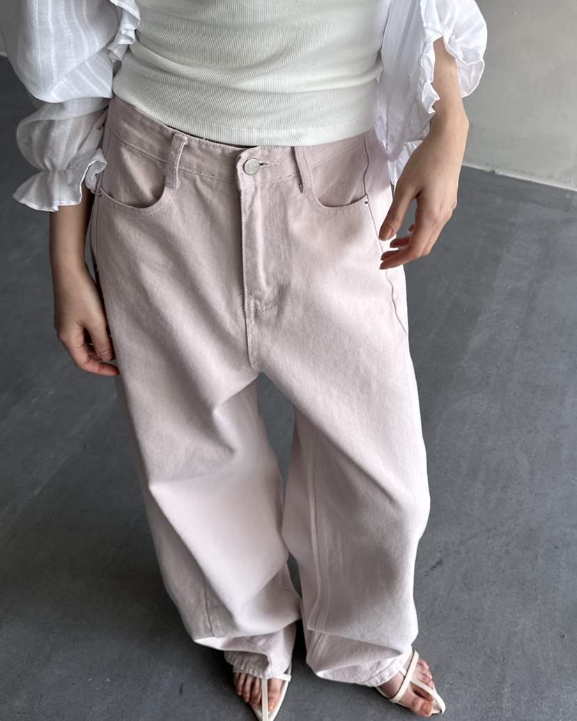 HOWDY韓國直郵女士新款時尚25春夏人氣推薦職業真品休閑牛仔褲howdy牛仔褲