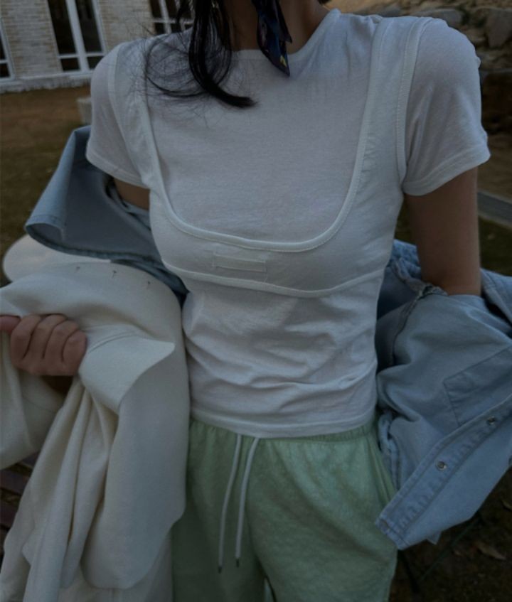LIVE FOREVER韓國代購女裝新品職業熱賣時尚休閑推薦真品T恤LIVE FOR_EVERT恤