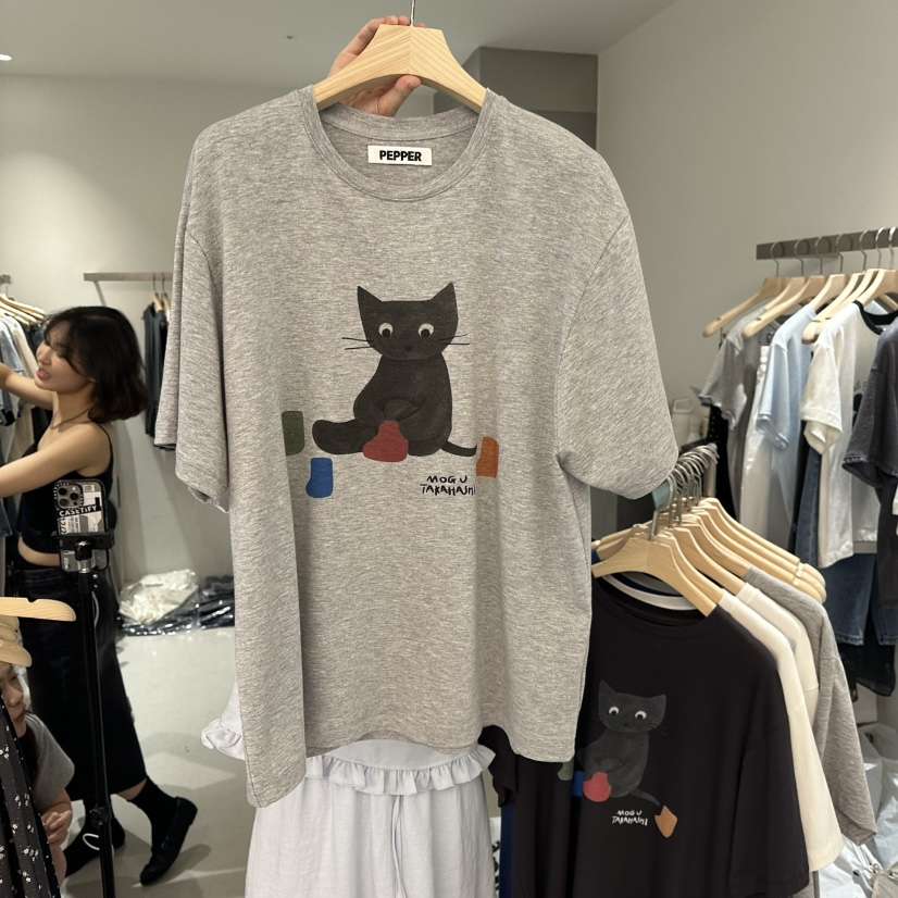 PEPPER-L韓國㊣直郵東大門代購女裝新品25春夏人氣熱賣T恤PEPPERT恤