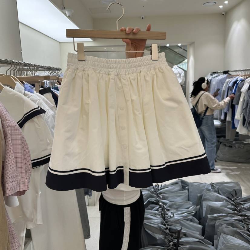 TOMGIRL韓國㊣直郵東大門代購女裝新品休閑熱賣25春夏推薦短裙TOMGIRL短裙