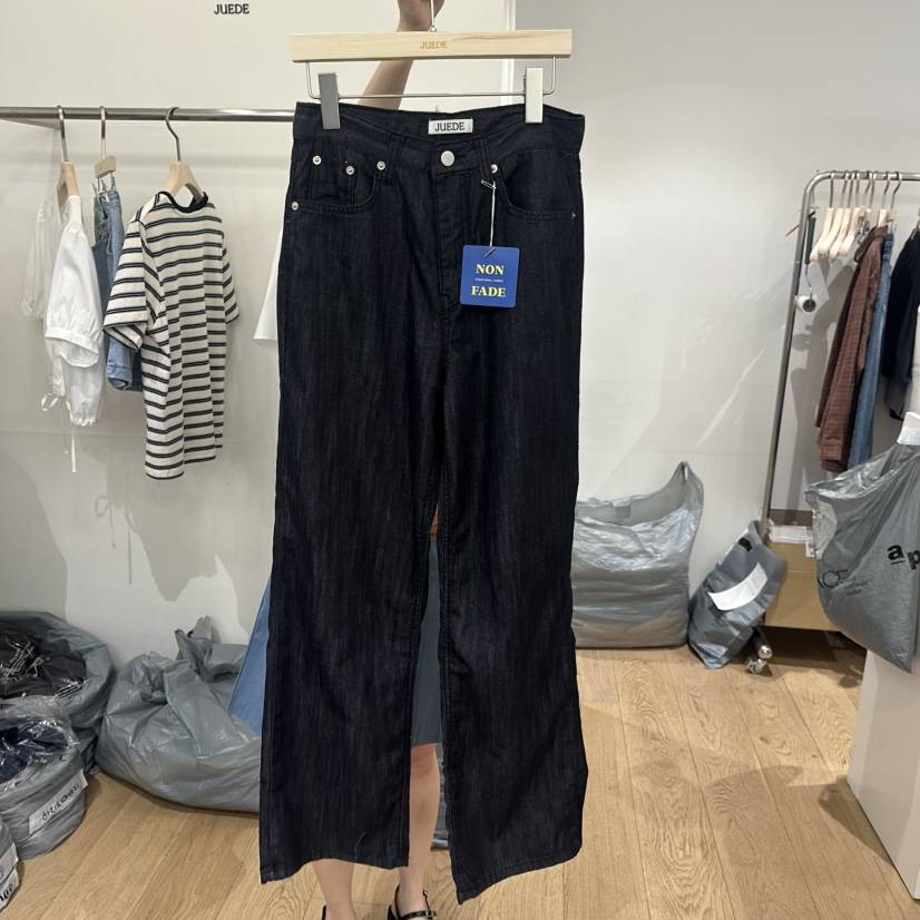 JUEDE（此品牌容易投訴）直郵韓國代購㊣女裝新品25春夏牛仔褲JUEDE牛仔褲