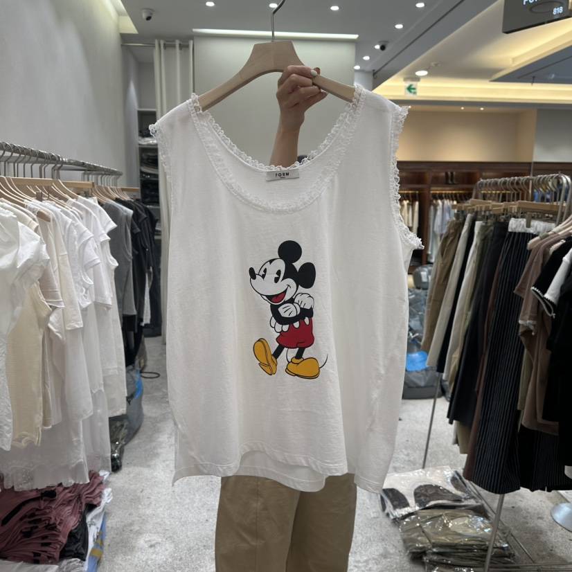 FORM直郵韓國代購㊣女裝新品時尚熱賣休閑推薦吊帶背心蕾絲FORM吊帶/背心
