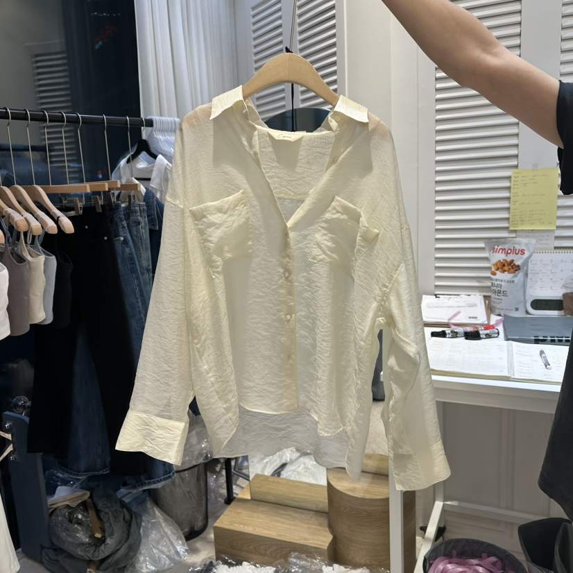 COPINER直郵韓國代購㊣女裝新款25春夏推薦人氣熱賣襯衫蕾絲衫COPINER襯衫/蕾絲衫