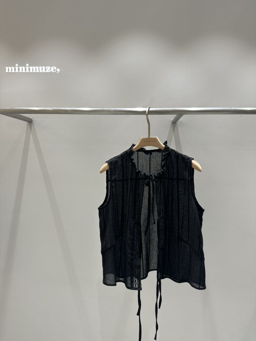 MINIMUZE韓國㊣直郵東大門代購女裝新款25春夏熱賣時尚馬甲MINIMUZE馬甲