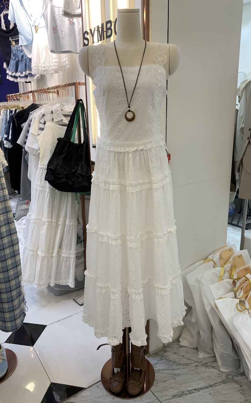 SYMBOL韓國直郵㊣女裝新款推薦熱賣休閑人氣時尚連衣裙長款SYMBOL連衣裙