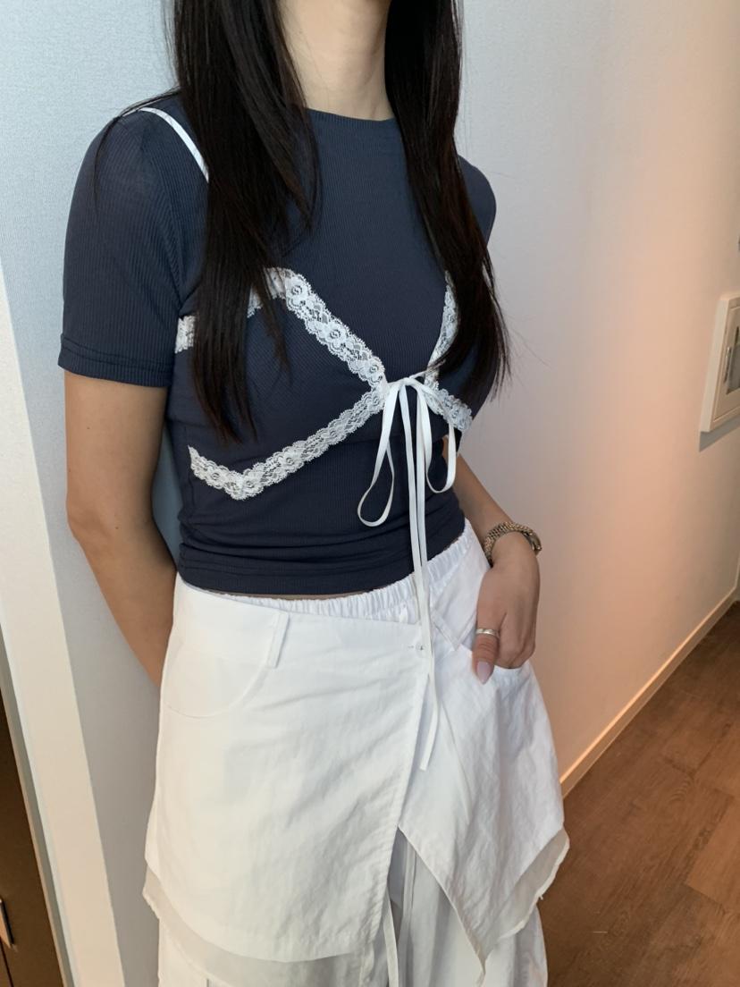 BADCALM直郵韓國代購㊣女裝新款人氣25春夏休閑熱賣時尚T恤BADCALMT恤