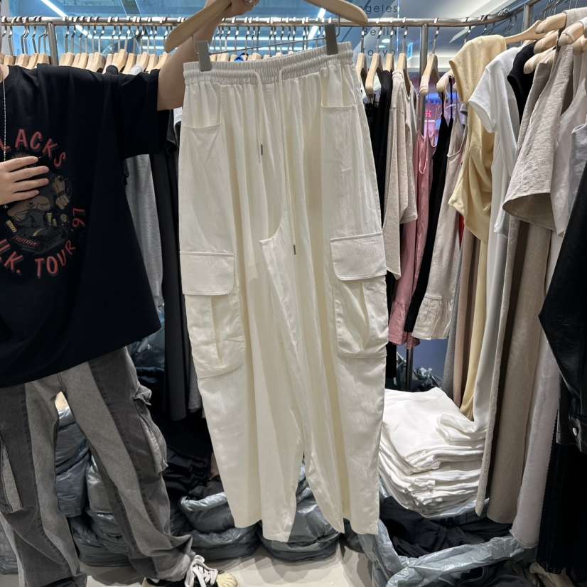 HONG.U韓國㊣直郵東大門代購女裝新款25春夏熱賣休閑休閑褲HONG.U休閑褲