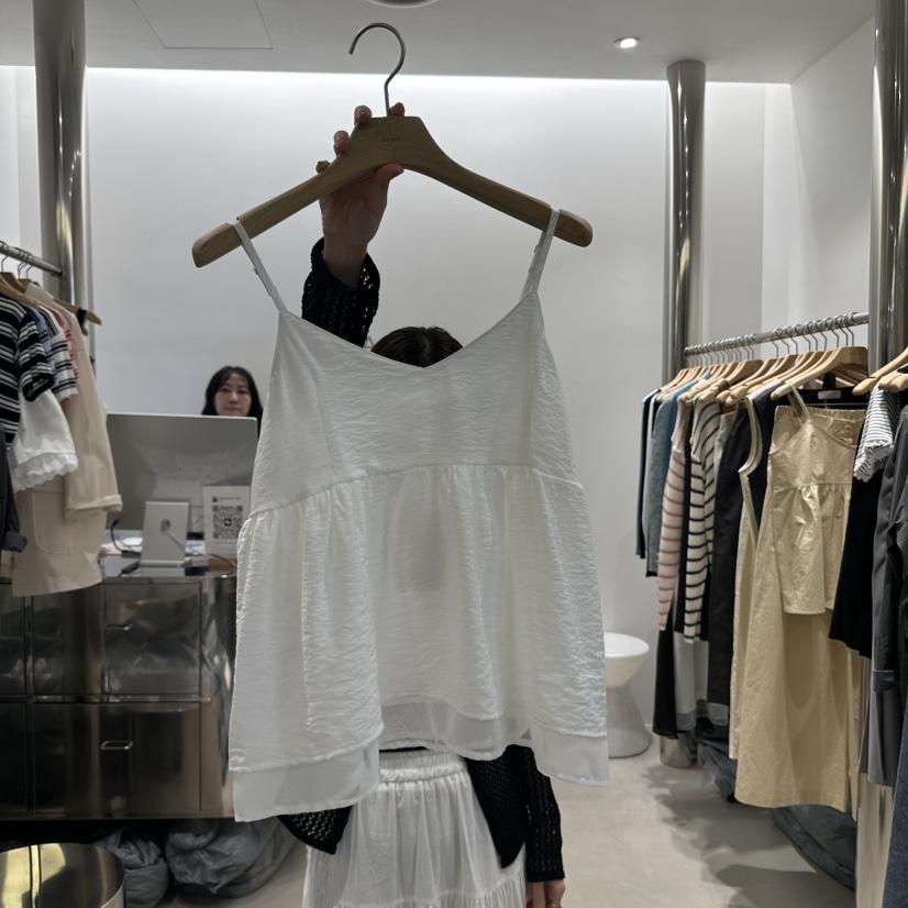 AHOY韓國直郵㊣女裝新品時尚休閑熱賣推薦人氣25春夏吊帶背心AHOY吊帶/背心