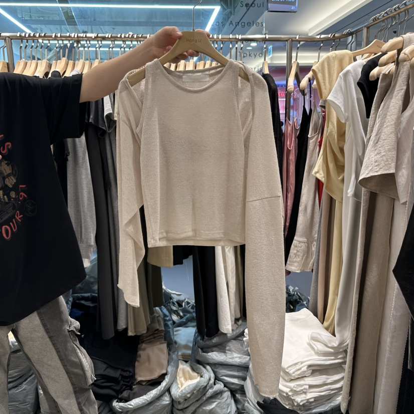 HONG.U直郵韓國代購㊣女裝新品25春夏熱賣時尚套裝兩件套亞麻HONG.U套裝