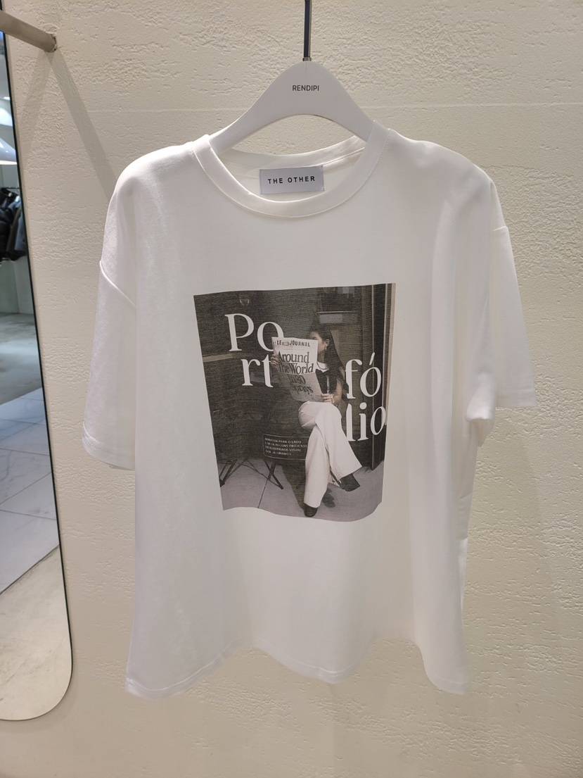 THE OTHER韓國直郵㊣東大門實拍女裝新品推薦熱賣休閑25春夏T恤THE OTHERT恤