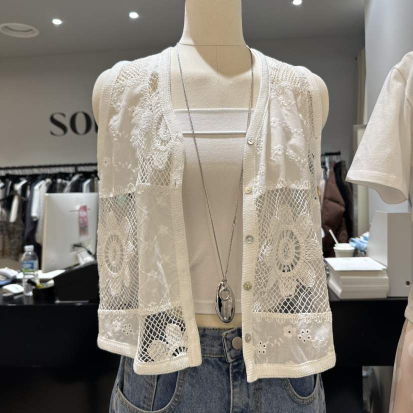 SOFTNESS韓國直郵㊣東大門實拍女裝新款時尚人氣推薦25春夏馬甲Softness/Cosmic馬甲