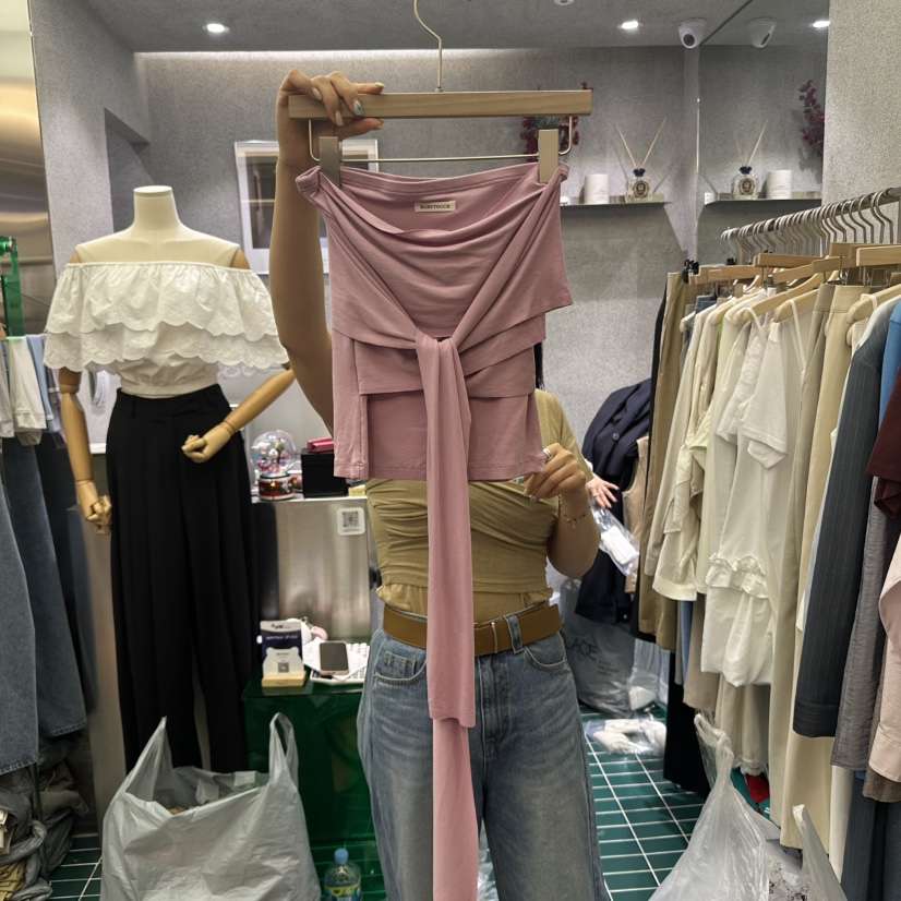 BABYTOUCH韓國直郵㊣東大門實拍女裝新品休閑推薦25春夏吊帶背心BABYTOUCH吊帶/背心