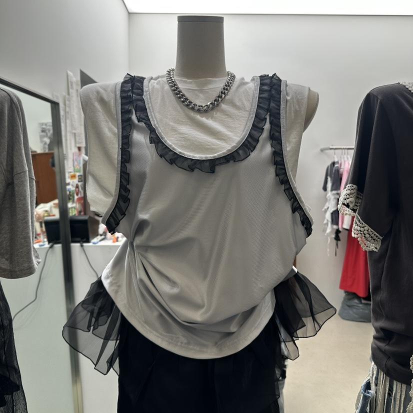 INTHEEND韓國直郵㊣女裝新款25春夏休閑熱賣時尚人氣吊帶背心INTHEEND吊帶/背心