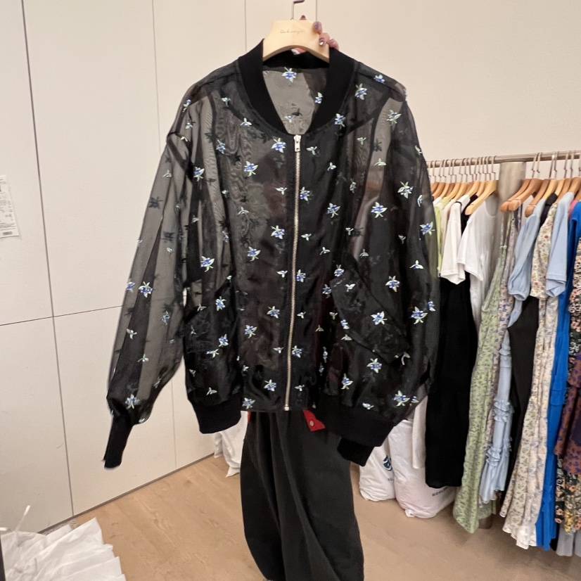 DOHWAJI直郵韓國代購㊣女裝新品時尚推薦25春夏休閑夾克刺繡DOHWAJI夾克