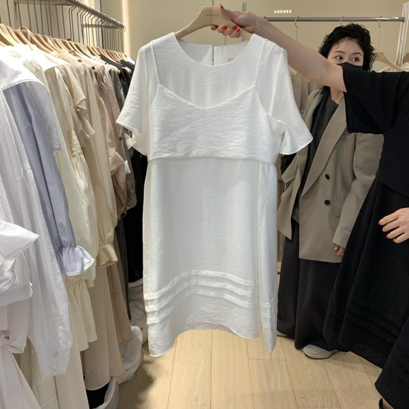 ARCHER直郵韓國代購㊣女裝新款熱賣25春夏人氣時尚休閑連衣裙ARCHER連衣裙