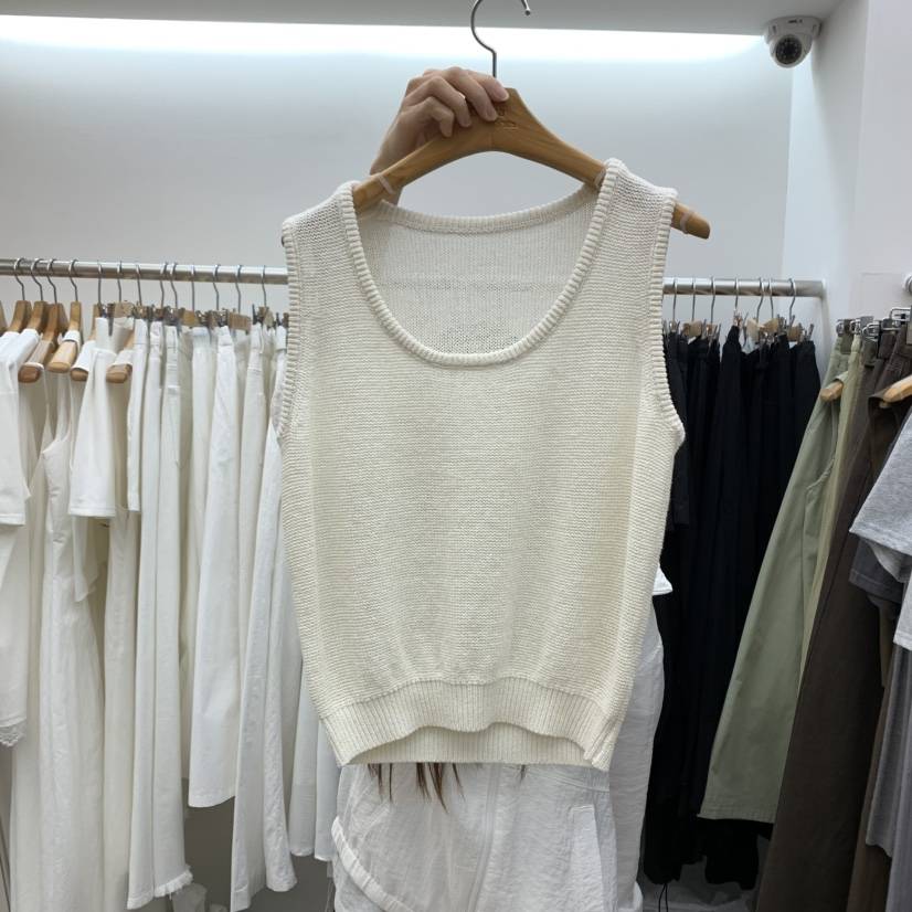 DRESS ROOM韓國直郵㊣女裝新款人氣推薦休閑時尚25春夏吊帶背心DRESS ROOM吊帶/背心