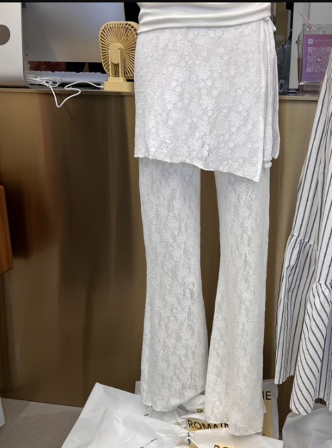 ROMAINE韓國㊣直郵東大門代購女裝新品熱賣人氣時尚裙褲蕾絲ROMAINE裙褲