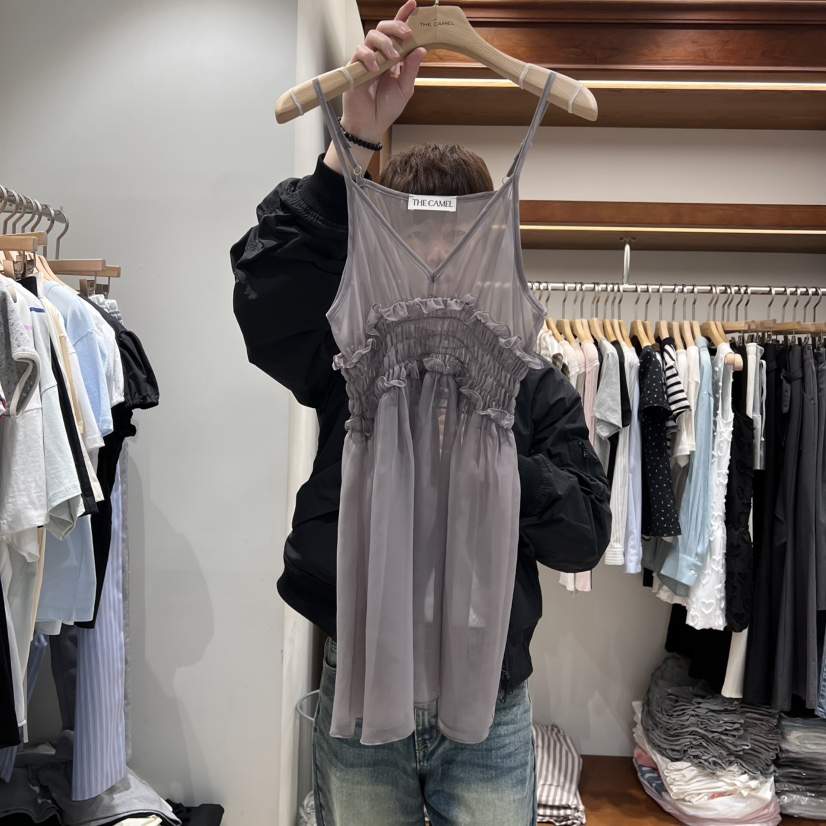 THE CAMEL（此品牌名稱會遭售假投訴，建議淘寶店鋪商品名稱中不要使用）韓國直郵㊣東大門實拍女裝新款推薦連衣裙the came_l 家連衣裙