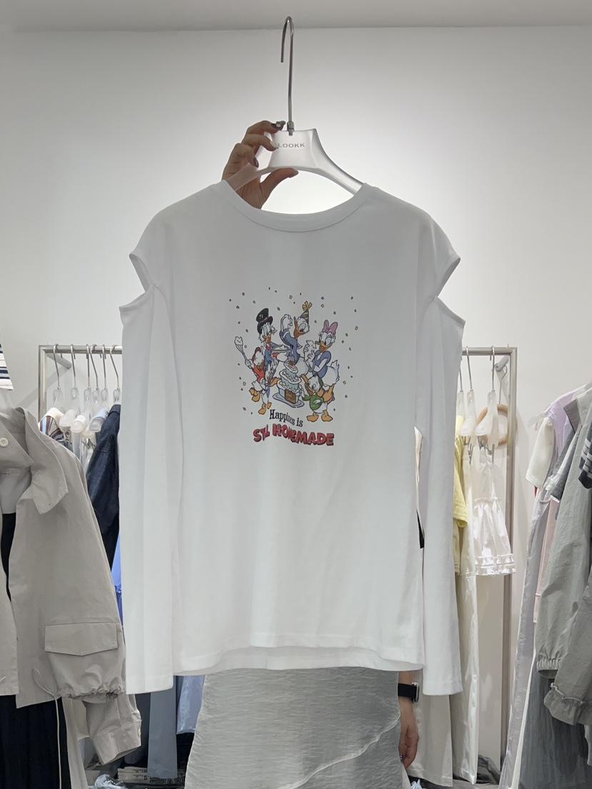 LOOKK韓國直郵㊣東大門實拍女裝新款人氣時尚熱賣推薦長袖T恤LOOKK長袖T恤