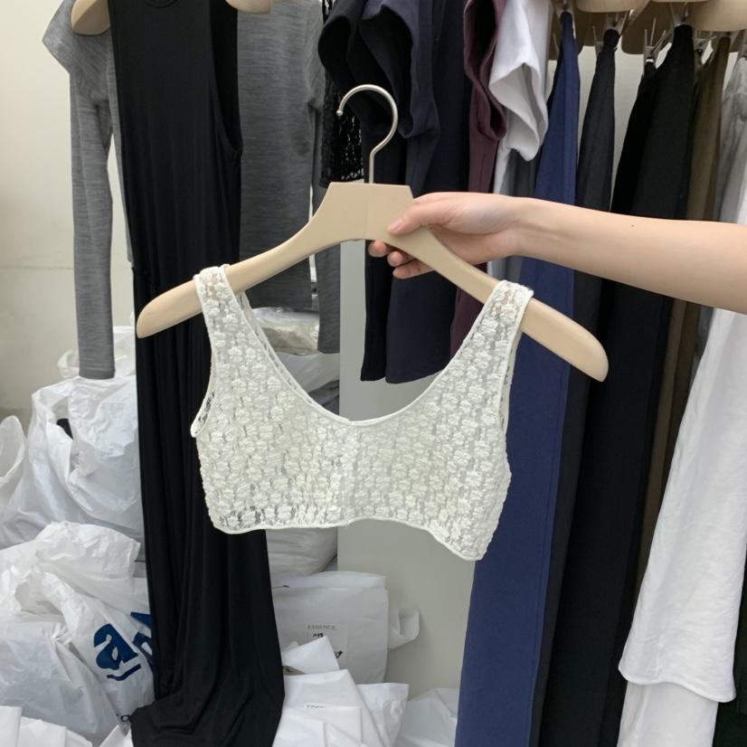 ESSENCE直郵韓國代購㊣女裝新款25春夏人氣推薦吊帶背心蕾絲ESSENCE吊帶/背心
