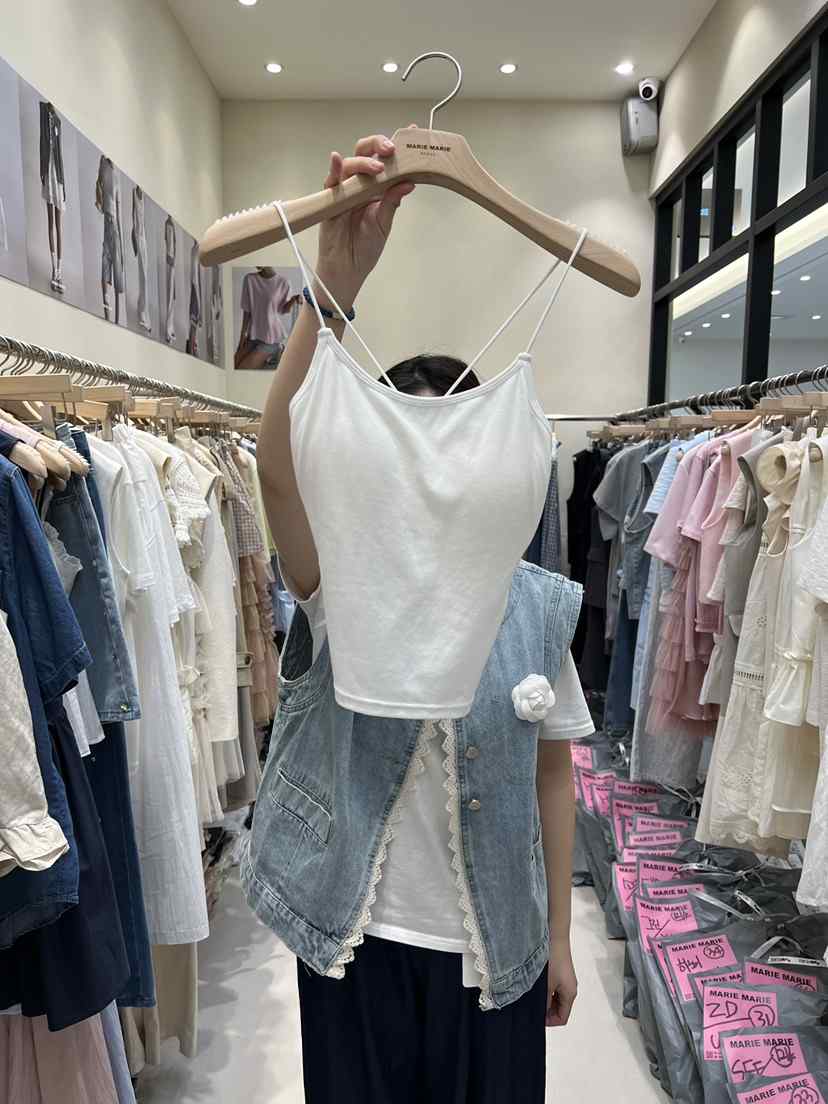 MARIE MARIE韓國直郵㊣東大門實拍女裝新款推薦吊帶背心修身MARIE MARIE吊帶/背心