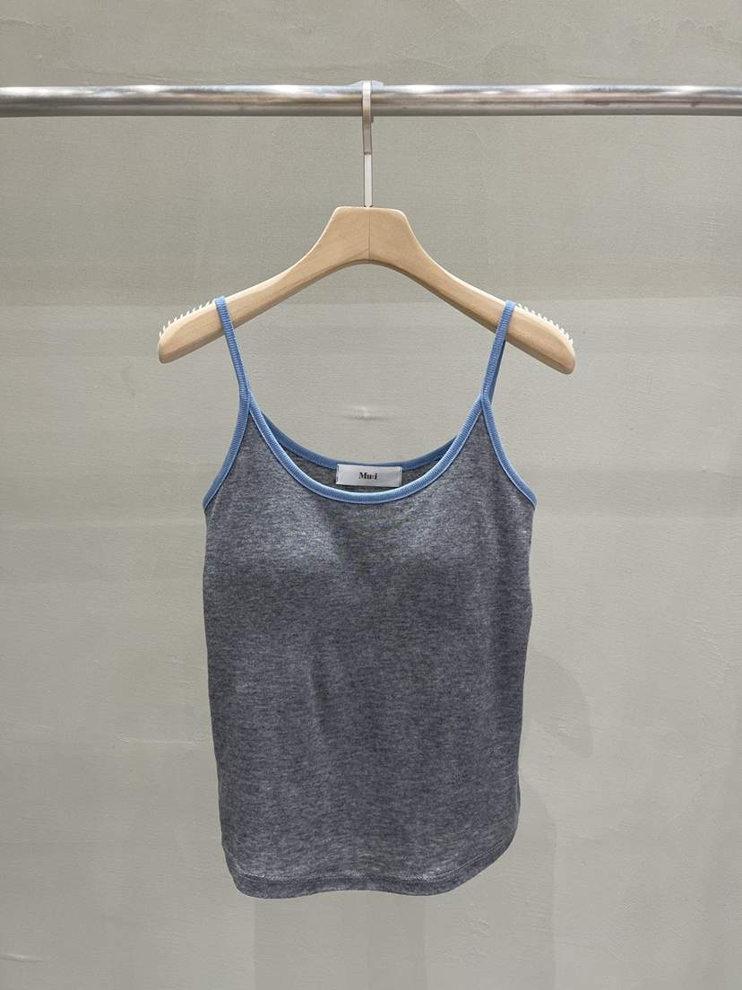 THE MUI韓國直郵㊣東大門實拍女裝新品熱賣25春夏吊帶背心Mu:i-A吊帶/背心