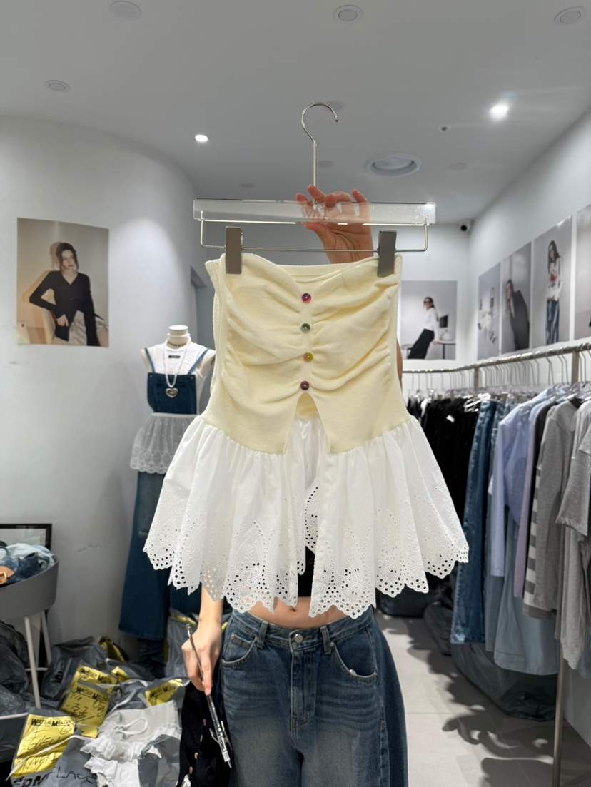 WATERMELON韓國直郵㊣東大門實拍女裝新品推薦熱賣吊帶背心WATERMELON吊帶/背心