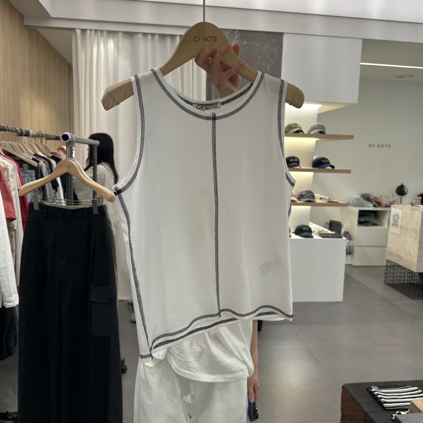 STAYFELT/OF NOTE韓國代購女裝新品熱賣25春夏真品吊帶背心OF NOTE/STAYFELT吊帶/背心