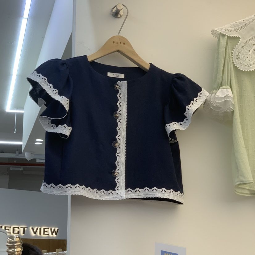 BEEN-A東大門實拍女士新品人氣時尚真品25春夏熱賣襯衫蕾絲衫BEEN-A襯衫/蕾絲衫