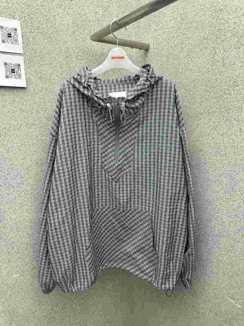 BOTONG東大門代購女士新款時尚真品熱賣25春夏襯衫蕾絲衫格紋BOTONG襯衫/蕾絲衫