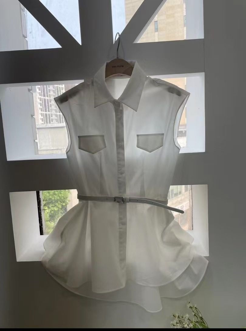 MYO韓國㊣直郵東大門代購女裝新品時尚推薦25春夏襯衫蕾絲衫MYO襯衫/蕾絲衫