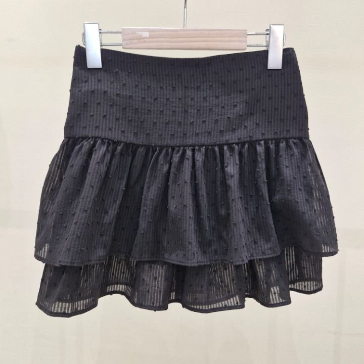 IF U-이퓨-T韓國直郵㊣東大門實拍女裝新品休閑25春夏短裙IF U短裙