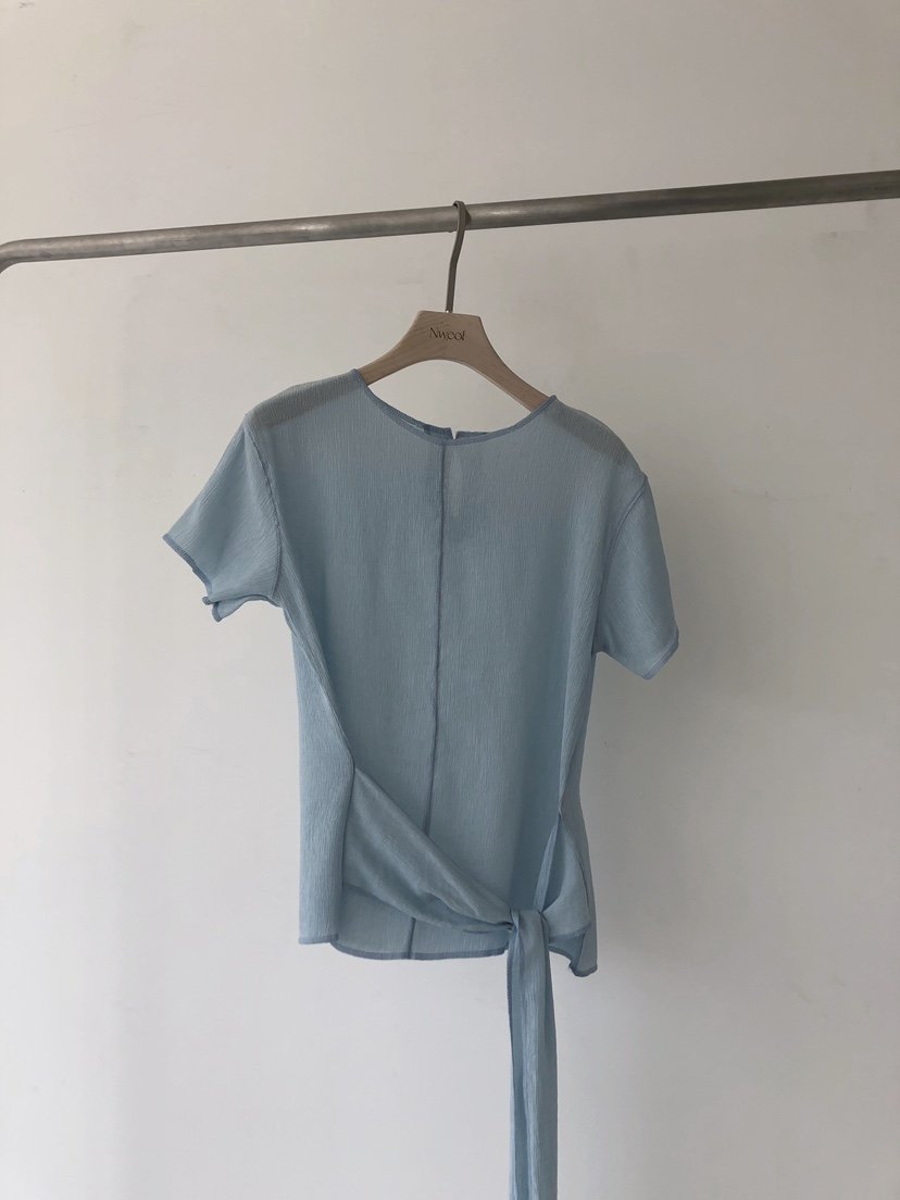 NWEOL韓國直郵㊣東大門實拍女裝新款熱賣時尚25春夏襯衫蕾絲衫NWEOL襯衫/蕾絲衫