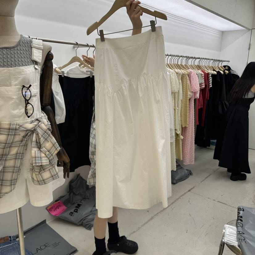 MIXXIN直郵韓國代購㊣女裝新品25春夏人氣時尚熱賣休閑長裙MIXXIN長裙