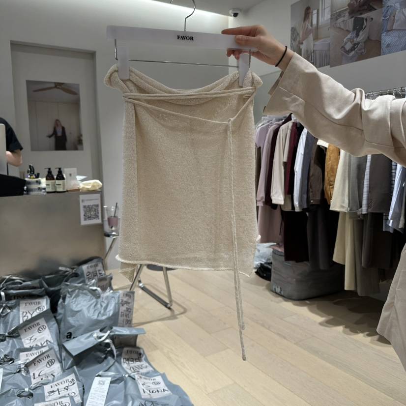FAVOR-P韓國㊣直郵東大門代購女裝新品熱賣25春夏推薦短裙FAVOR短裙