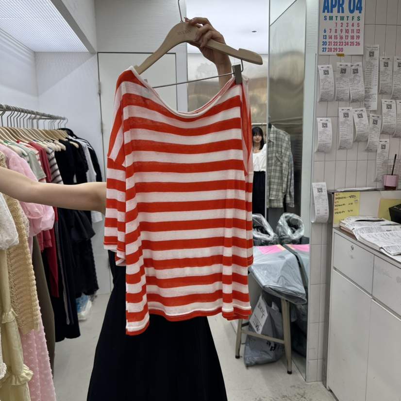 MIXXIN直郵韓國代購㊣女裝新品人氣推薦25春夏時尚熱賣休閑T恤MIXXINT恤