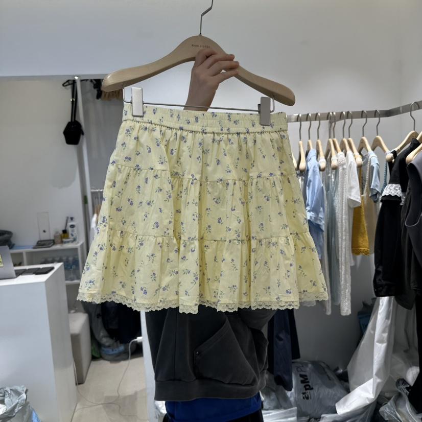 RICH SISTER韓國㊣直郵東大門代購女裝新款25春夏休閑短裙RICH SISTER短裙