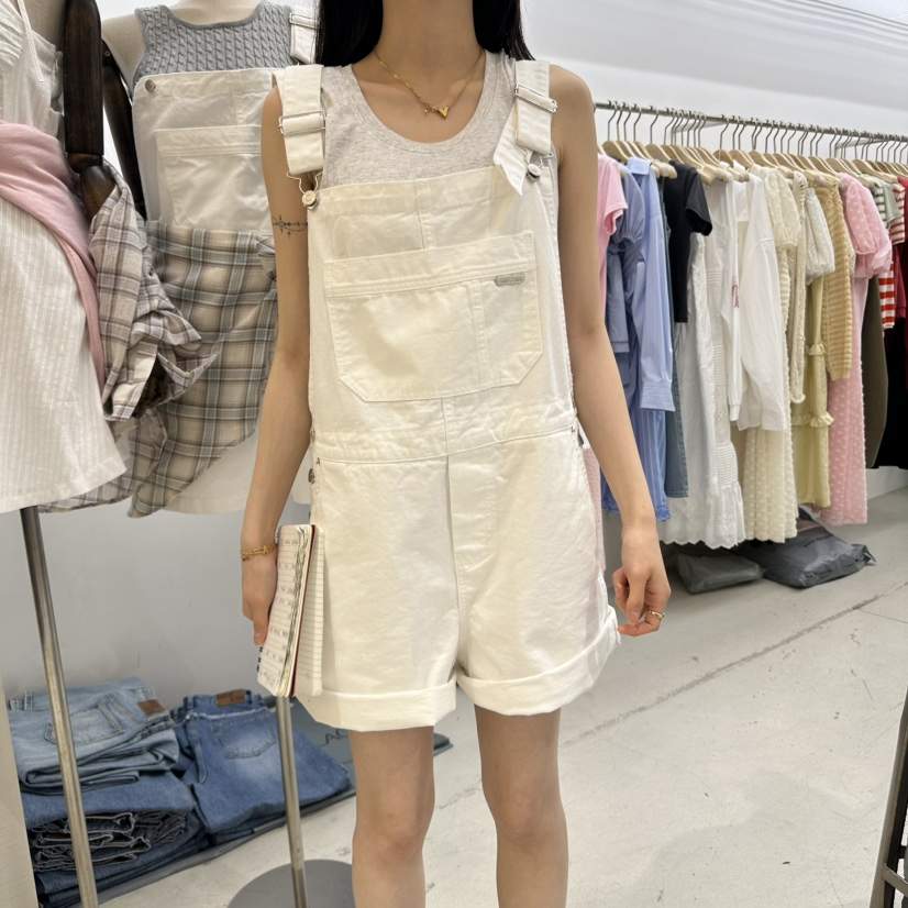 MIXXIN直郵韓國代購㊣女裝新款時尚熱賣人氣休閑推薦背帶褲MIXXIN背帶褲