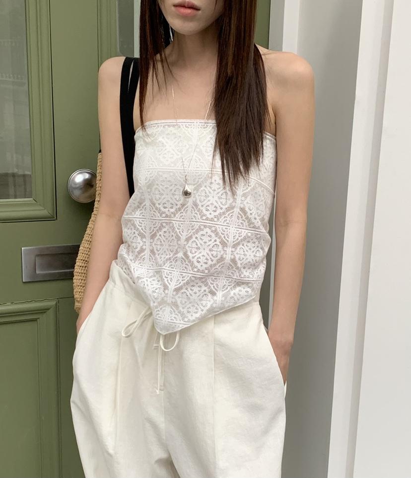 AVECNOUS韓國直郵㊣東大門實拍女裝新款推薦25春夏吊帶背心AVECNOUS吊帶/背心