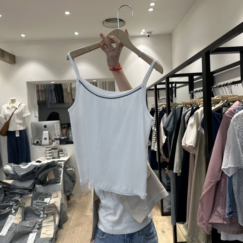 BRUNI/RICOTTA直郵韓國代購㊣女裝新品人氣休閑時尚吊帶背心BRUNI/RICOTTA吊帶/背心