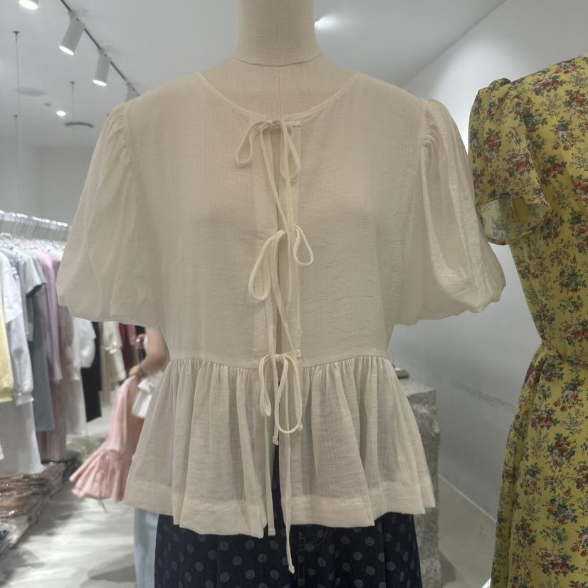 NEROLI 36直郵韓國代購㊣女裝新款休閑25春夏熱賣襯衫蕾絲衫NEROLI 36襯衫/蕾絲衫