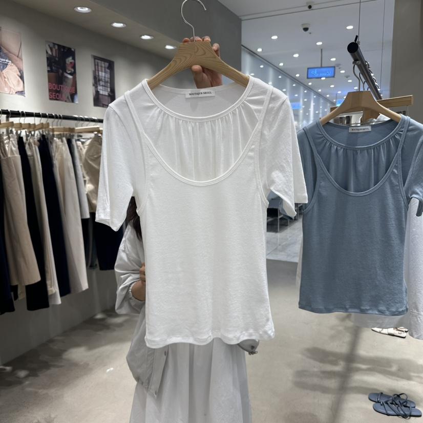 BOUTIQUE SEOUL-P韓國直郵㊣女裝新品推薦時尚熱賣休閑套裝But ton/BOUTIQUE SEOUL套裝