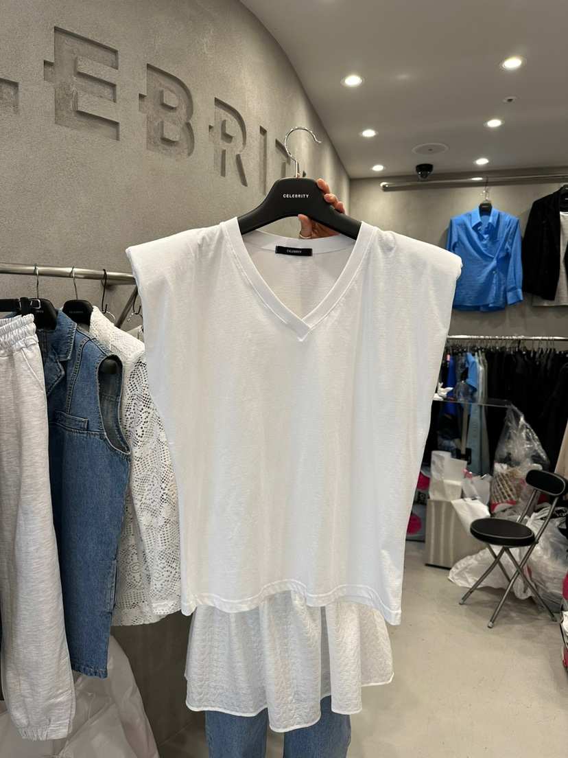 CELEBRITY-A韓國直郵㊣女裝新品休閑25春夏熱賣推薦吊帶背心CELEBRITY-A吊帶/背心