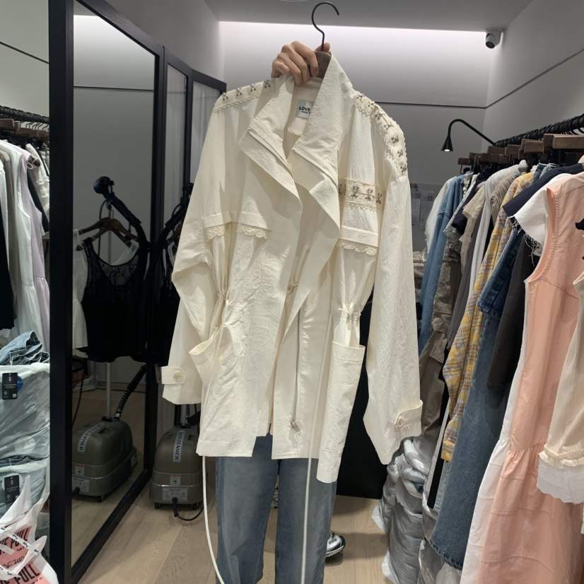LOVE PULL韓國直郵㊣東大門實拍女裝新品25春夏熱賣人氣夾克LOVE PULL夾克