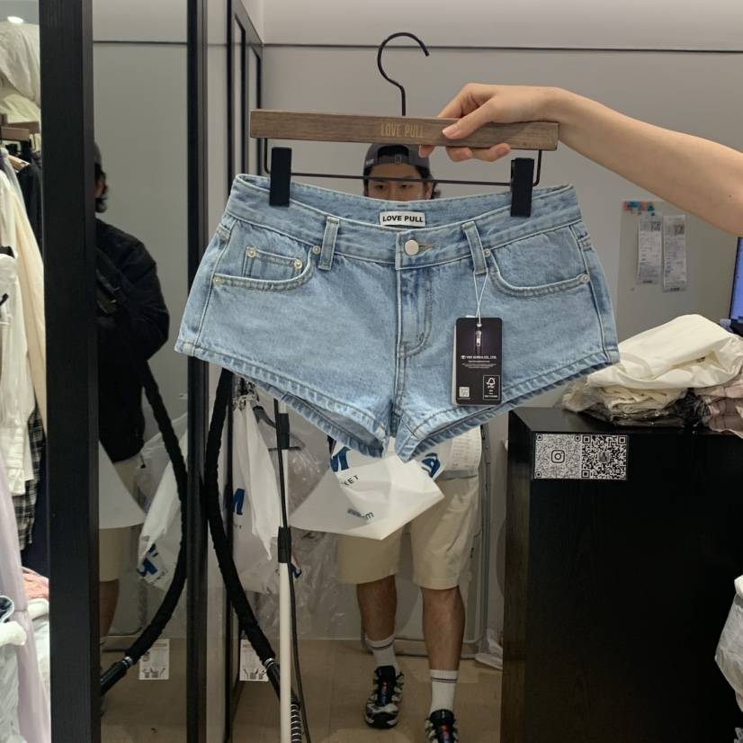 LOVE PULL直郵韓國代購㊣女裝新品休閑25春夏熱賣推薦短褲LOVE PULL短褲