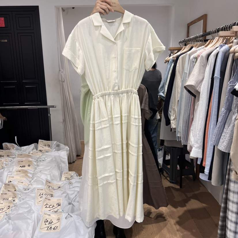 VENIR-a韓國直郵㊣女裝新品人氣25春夏推薦熱賣休閑連衣裙VENIR-a連衣裙