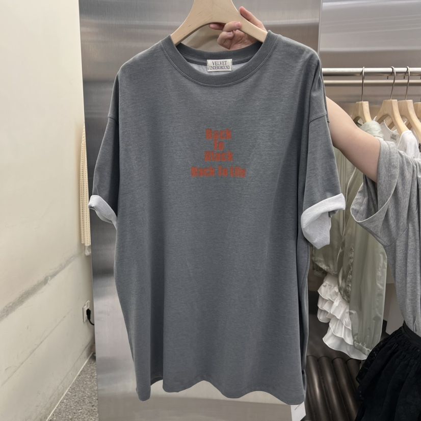 VELVET UNDERGROUND韓國㊣直郵東大門代購女裝新品人氣T恤VELVET UNDERGROUNDT恤