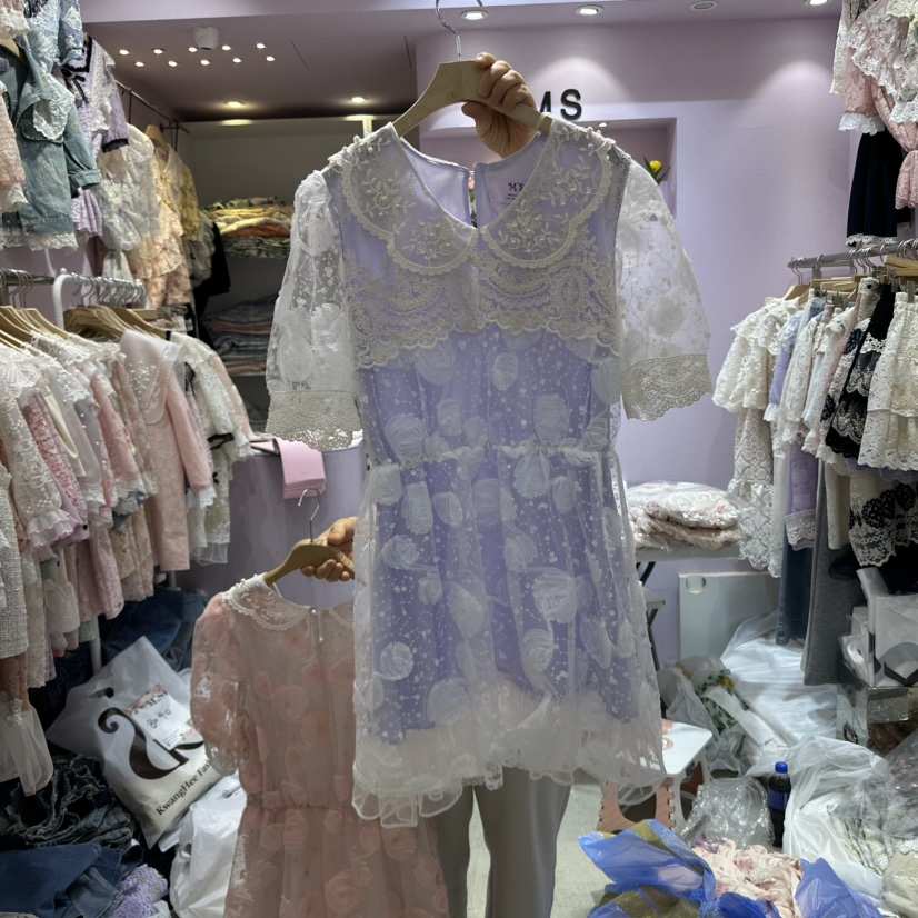 MS直郵韓國代購㊣女裝新品熱賣人氣25春夏推薦時尚休閑連衣裙MS連衣裙